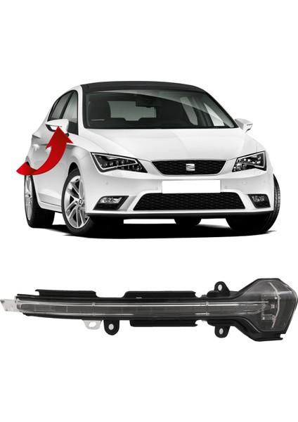 Seat Leon Sağ Ayna Sinyali 2013-2019 5F0949102A