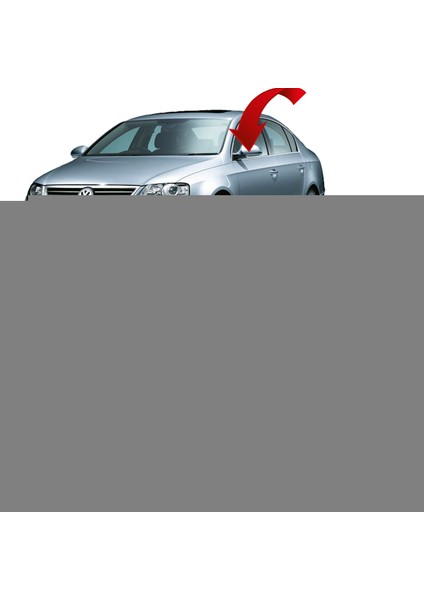 Vw Passat B6 Sol Ayna Camı 2006-2011 3C0857521