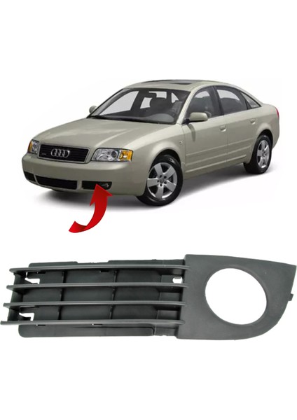 Audi A6 Sol Sis Kapağı Sisli 2002-2005 4B0807681T