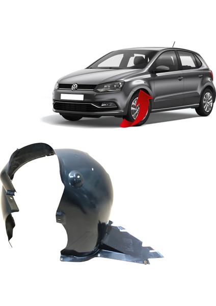 Vw Polo Sol Çamurluk Davlumbazı 2011-2016 6R0809957F