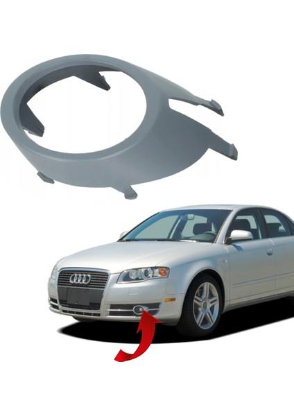Audi A4 Sol Sis Lamba Kapagı 2005-2008 8E0807819