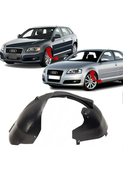 Audi A3 Sol Çamurluk Davlumbazı Büyük 2008-2013 8P0821171G