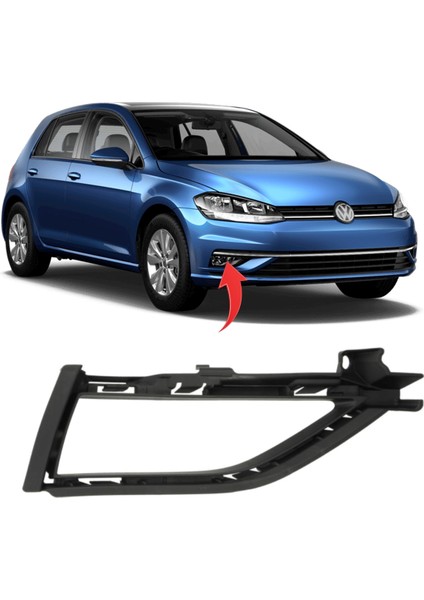Vw Golf 7.5 Sağ Sis Kapagı Sisli 2017-2020 5G0853212H