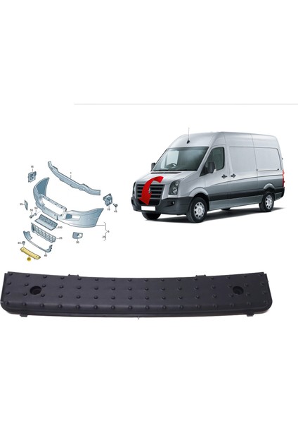 Vw Crafter Ön Tampon Basamagı 2E0807396