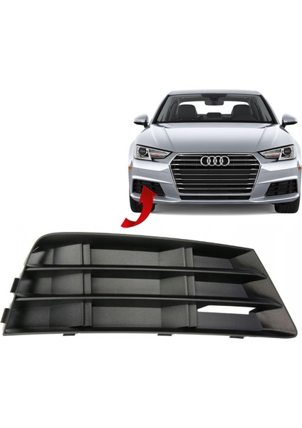 Audi A4 Sağ Sis Kapağı Kromsuz 2016-2019 8W0807682B