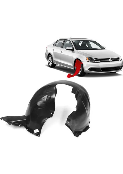 Vw Jetta Sağ Çamurluk Davlumbazı 2011-2014 5C6805912