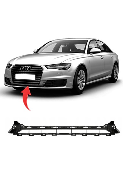 Audi A6 Ön Tampon Alt Orta Izgara 2015-2018 4G0807683C