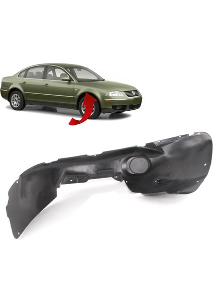 Vw Passat B5.5 Sağ Çamurluk Davlumbazı 2001-2005 3B0809958A