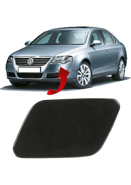Vw Passat B6 Sol Far Yıkama Kapağı 2006-2011 3C0955109A