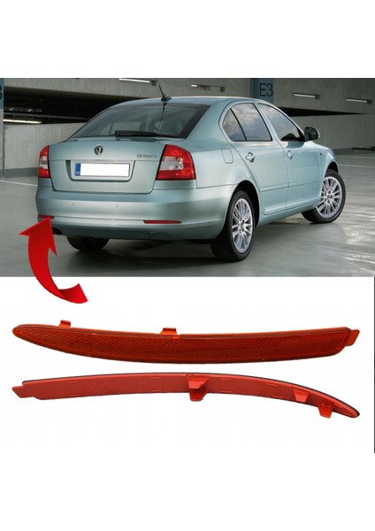Skoda Octavia Sol Reflektör 2009-2012 1Z0945105
