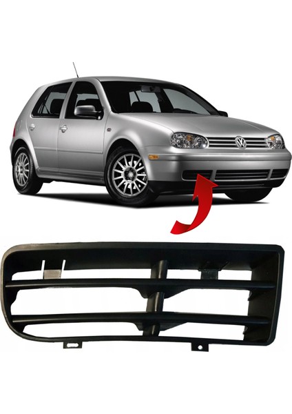 Vw Golf 4 Sağ Sis Kapagı Sissiz 1998-2005 1J0853666B