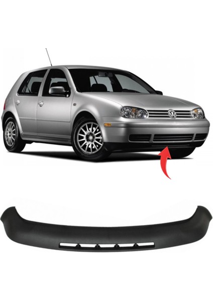 Vw Golf 4 Ön Tampon Alt Spoyler 1998-2004 1J0805903B