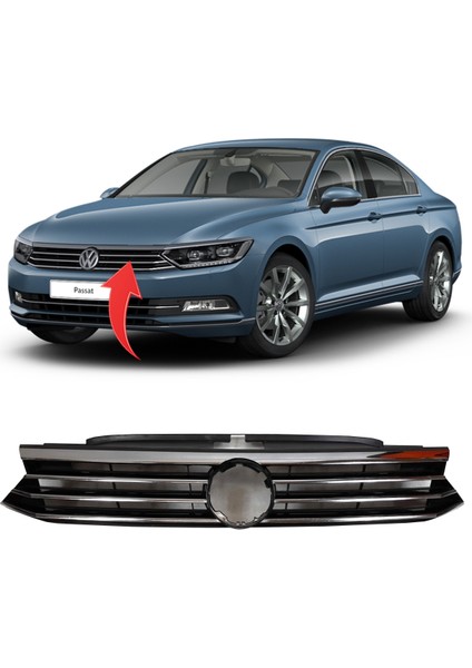 Passat Ön Panjur Full Kromlu Highline 2015-2019 3G0853651A