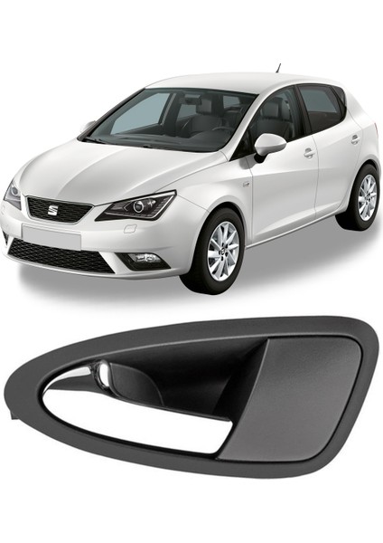 Seat Ibiza Sol Iç Açma Kolu Komple Kromlu 6J1837113K