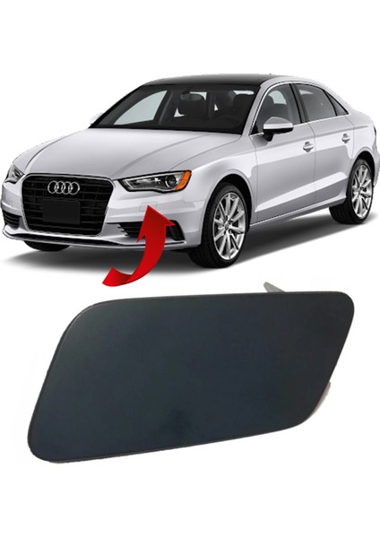 Audi A3 Sedan Sol Far Yıkama Kapagı 8V5955275