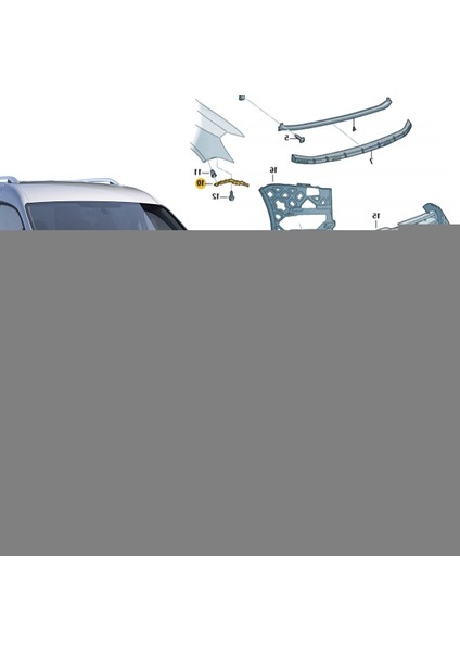 Vw Caddy Sağ Ön Tampon Braketi 2015 Sonrası 2K5807184A fiyatları