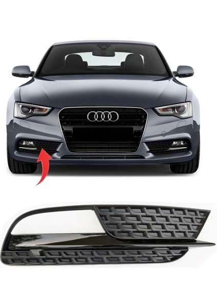 Audi A5 Sağ Sis Kapagı Sisli 2012-2015 8T0807682H