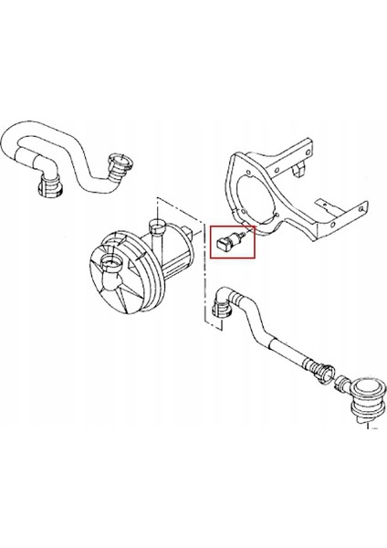 Vw Golf 5 Caddy Sekonder (Hava) Tüp Takozu 06A133567A modelleri