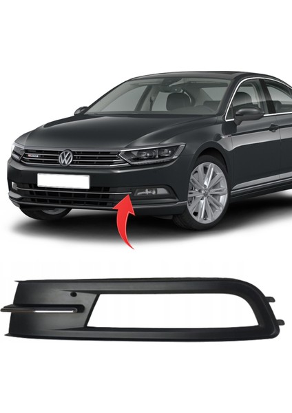 Passat B8 Sol Sis Kapağı Sisli Nikelajlı 2015-2019 3G0854661A