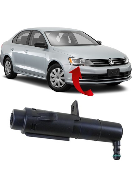 Vw Jetta Sağ Far Yıkama Robotu 2015-2018 5C6955104A