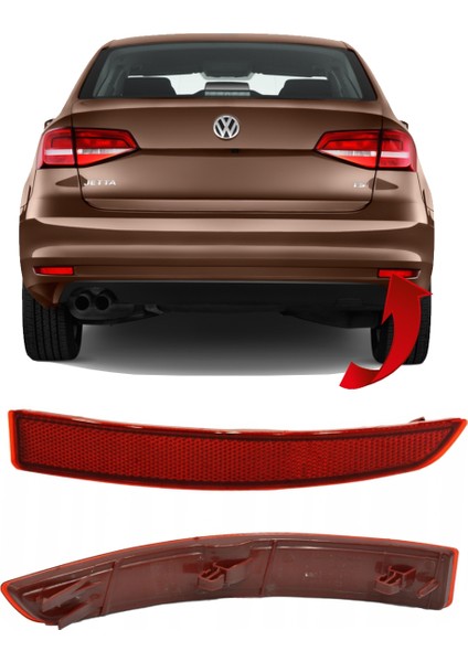 Vw Jetta Sağ Reflektör 2015 Sonrası 5C6945106B