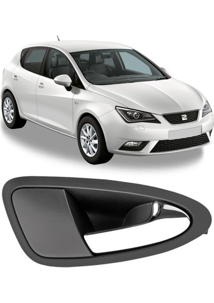 Seat Ibiza Sağ Iç Açma Kolu Komple Kromlu 6J1837114K