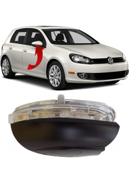Vw Golf 6 Sağ Ayna Sinyali 2009-2013 5K0949102