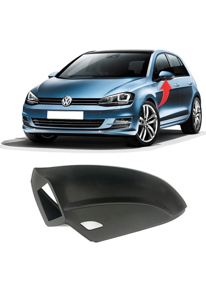 Golf 7 Sol Ayna Alt Kapagı Tek Kapak 2013-2017
