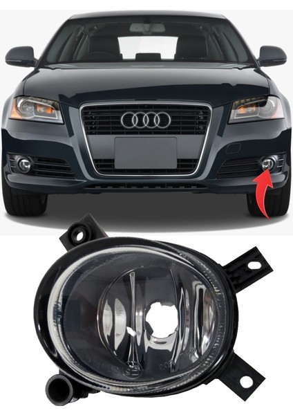 Audi A3 Sol Sis Farı 2005-2011 8E0941699C