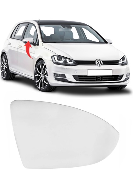 Vw Golf 7 Sağ Ayna Camı 2013-2017 5G0857522
