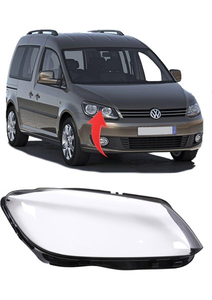 Volkswagen Caddy Sağ Far Camı 2010-2014