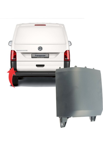 Vw Carevelle T7 Sağ Arka Tampon Köşe Plastigi 7E0807322D