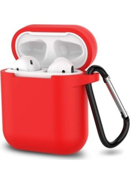 Airpods Uyumlu Silikon Kılıf Yumuşak Mat 360 Koruma