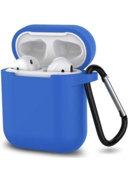 Airpods Uyumlu Silikon Kılıf Yumuşak Mat 360 Koruma