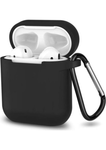 Airpods Uyumlu Silikon Kılıf Yumuşak Mat 360 Koruma