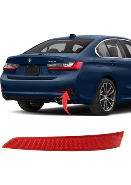 Bmw 3 Serisi G20 Arka Tampon Reflektörü Sağ 2019- 63147420448