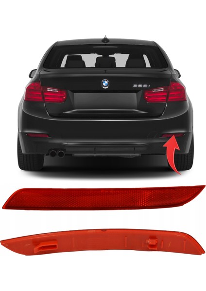 Bmw 3 Serisi F30 Arka Tampon Reflektörü Sağ 2012-2015 63147382234