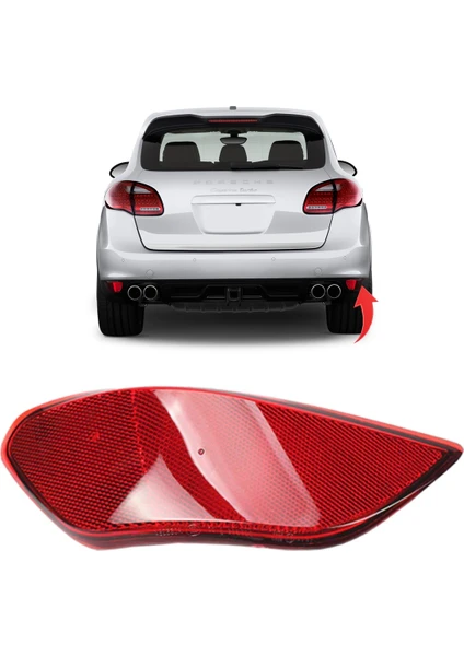 Porsche Cayenne 2011-2014 Arka Tampon Reflektörü Sağ 95863110600