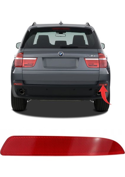 Bmw X5 E70 Lci 2007-2009 Arka Tampon Reflektörü Sağ 63217158950