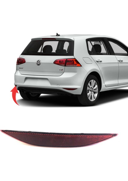Vw Golf 7 Sol Tampon Reflektörü 2017-2020 5G0945105A