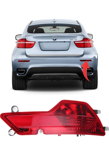 Bmw X6 E71 2007-2014 Arka Tampon Reflektörü Sağ 63147187220