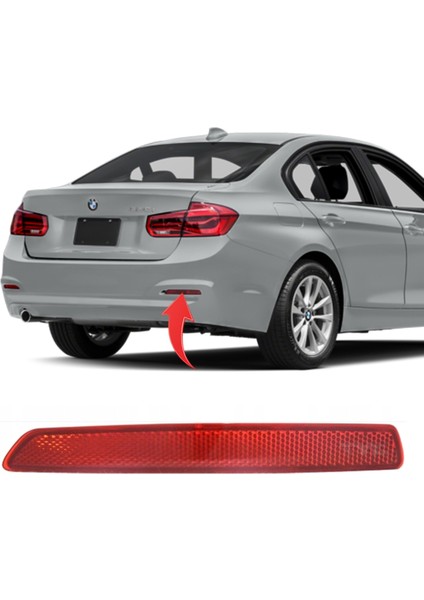 Bmw 3 Serisi F30 Lci Arka Tampon Reflektörü Sağ 2015-2019 63147400208