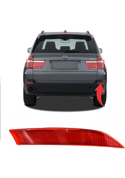 Bmw X5 E70 2010-2013 Arka Tampon Reflektörü Sağ 63147240998