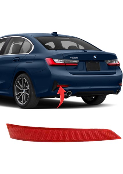 Bmw 3 Serisi G20 Arka Tampon Reflektörü Sol 2019- 63147420447