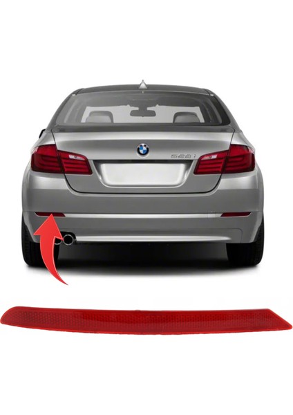 Bmw 5 Serisi F10 Arka Tampon Refkletörü Sol 2011-2015 63147311179