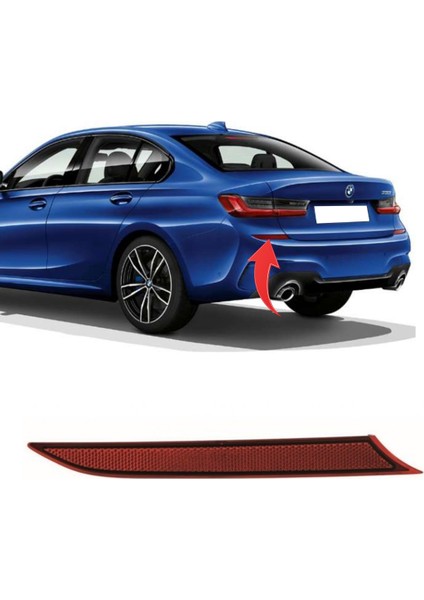 Bmw 3 Serisi Arka Tampon Reflektörü Sol Bmw G20 M Paket 2019-