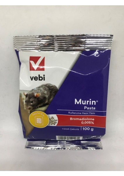 Vebi Draker Murin Pasta Fare Öldürücü 100 gr