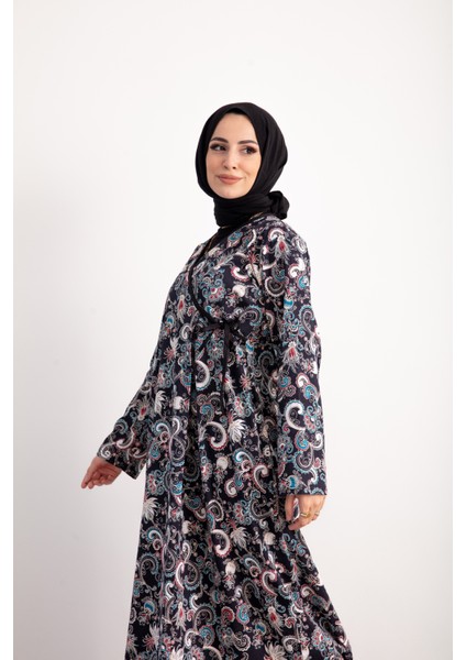 Şal Desen Namaz Elbisesi modelleri