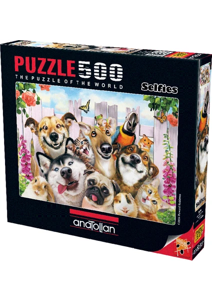 500 Parçalık Puzzle / Dostlarla Selfie - Kod 3584