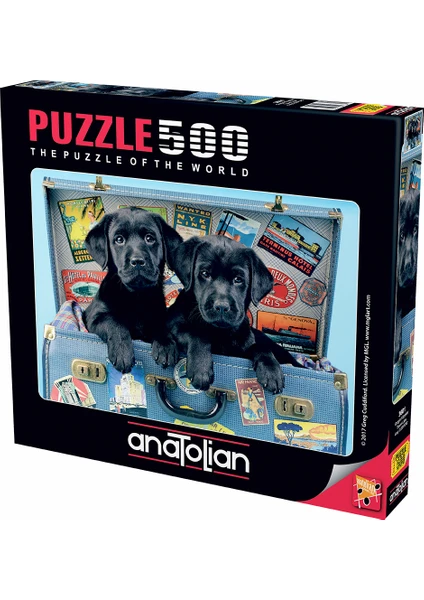 500 Parçalık Puzzle / Gezgin Köpekler - Kod 3601